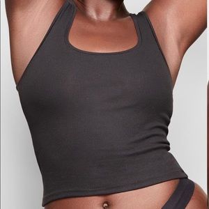 Skims Cotton Rib Crop Tank